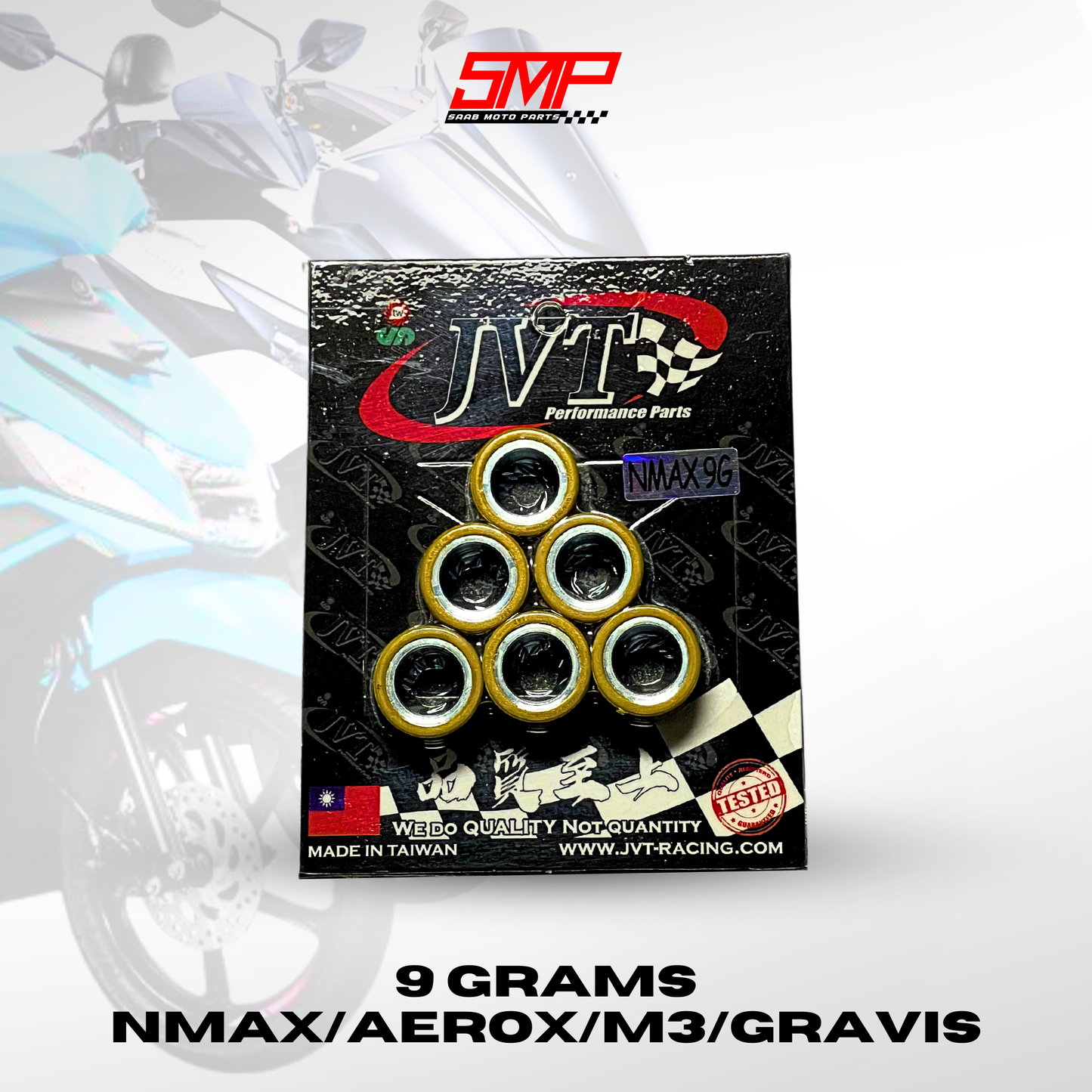 JVT flyball Pulley Ball (Nmax,Aerox,M3,Gravis,ADV,PCX,CLICK)