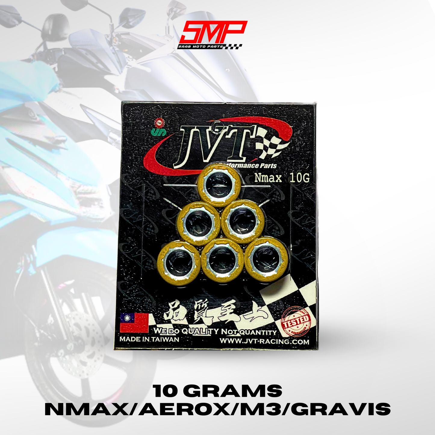 JVT flyball Pulley Ball (Nmax,Aerox,M3,Gravis,ADV,PCX,CLICK)