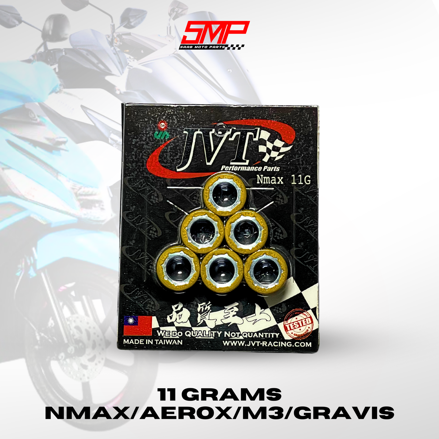 JVT flyball Pulley Ball (Nmax,Aerox,M3,Gravis,ADV,PCX,CLICK)
