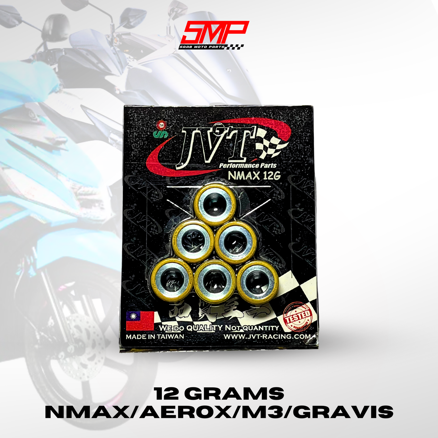 JVT flyball Pulley Ball (Nmax,Aerox,M3,Gravis,ADV,PCX,CLICK)
