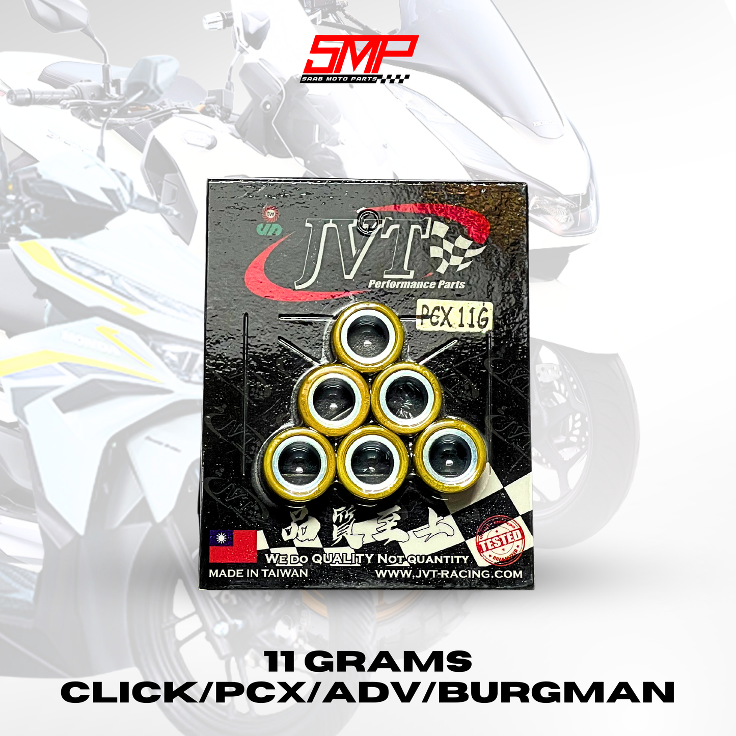 JVT flyball Pulley Ball (Nmax,Aerox,M3,Gravis,ADV,PCX,CLICK)