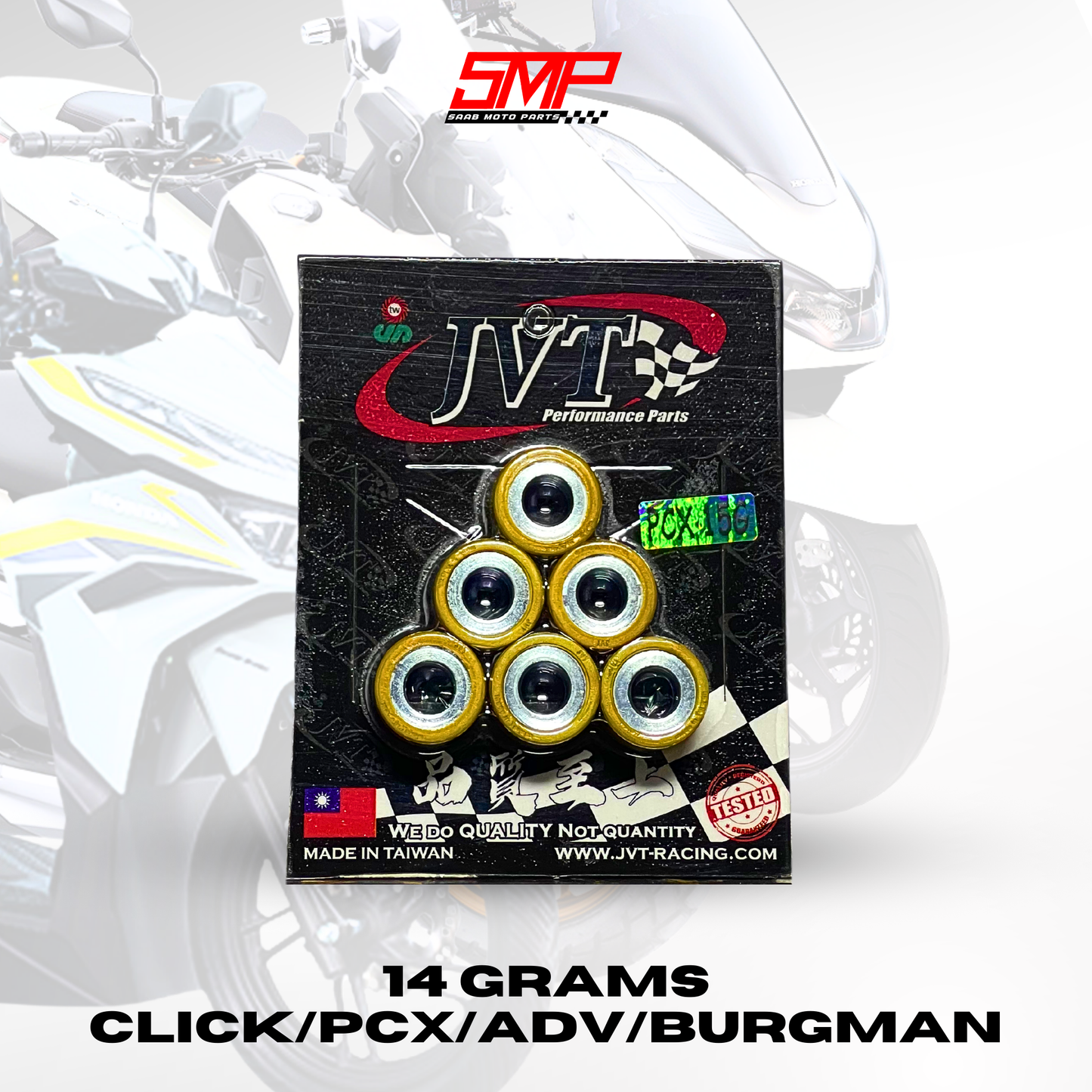 JVT flyball Pulley Ball (Nmax,Aerox,M3,Gravis,ADV,PCX,CLICK)