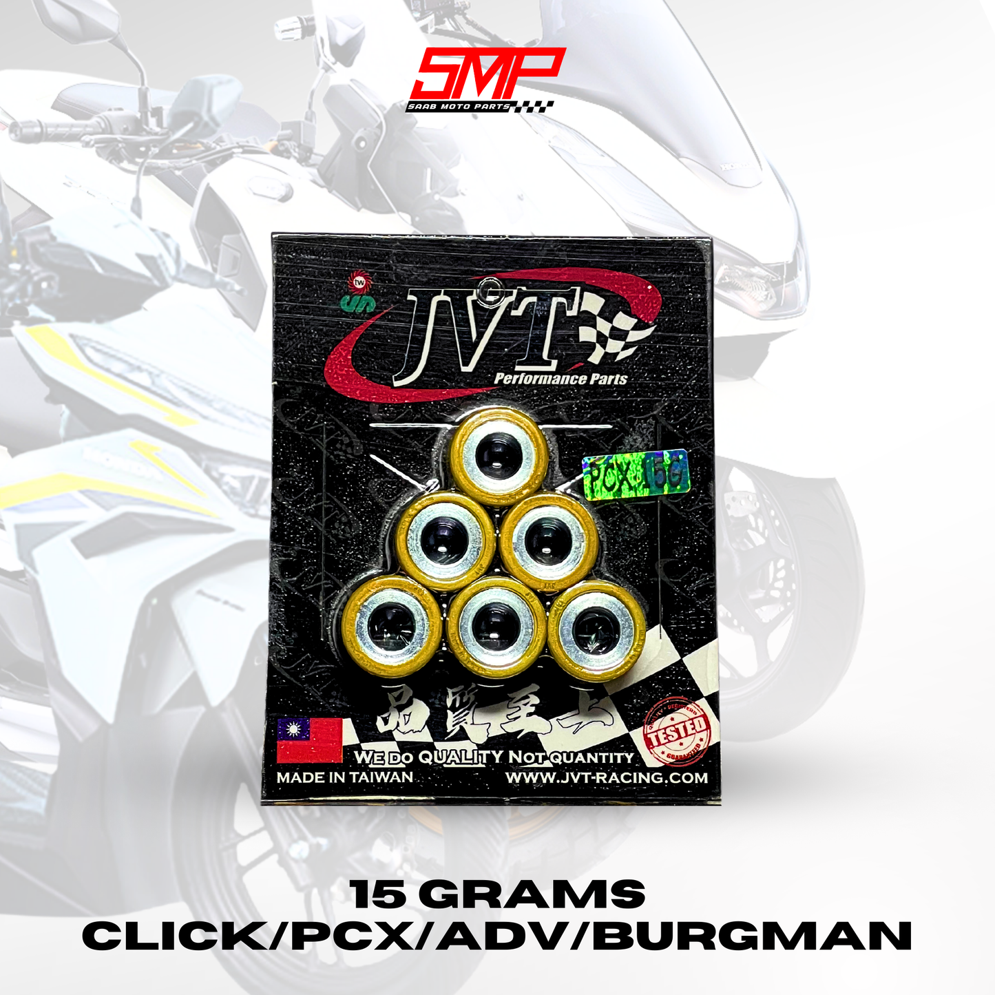 JVT flyball Pulley Ball (Nmax,Aerox,M3,Gravis,ADV,PCX,CLICK)