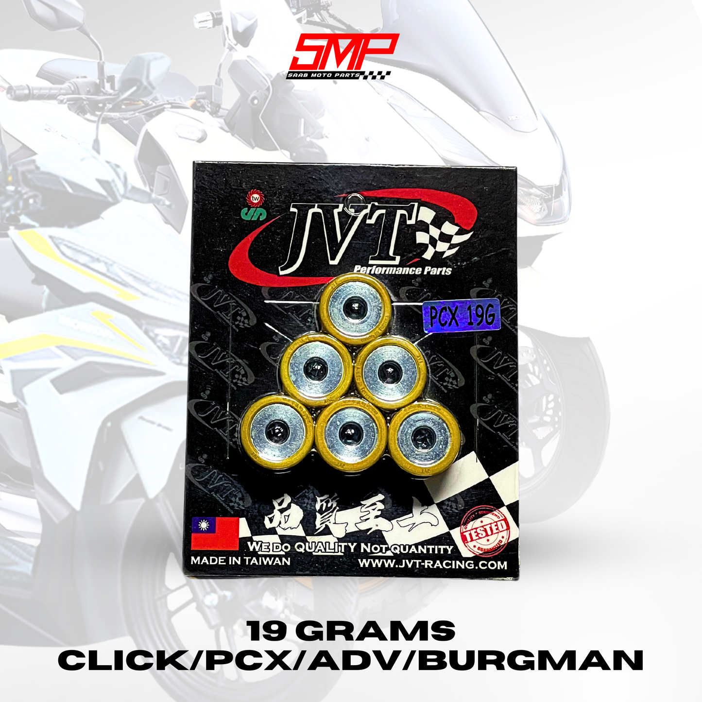 JVT flyball Pulley Ball (Nmax,Aerox,M3,Gravis,ADV,PCX,CLICK)