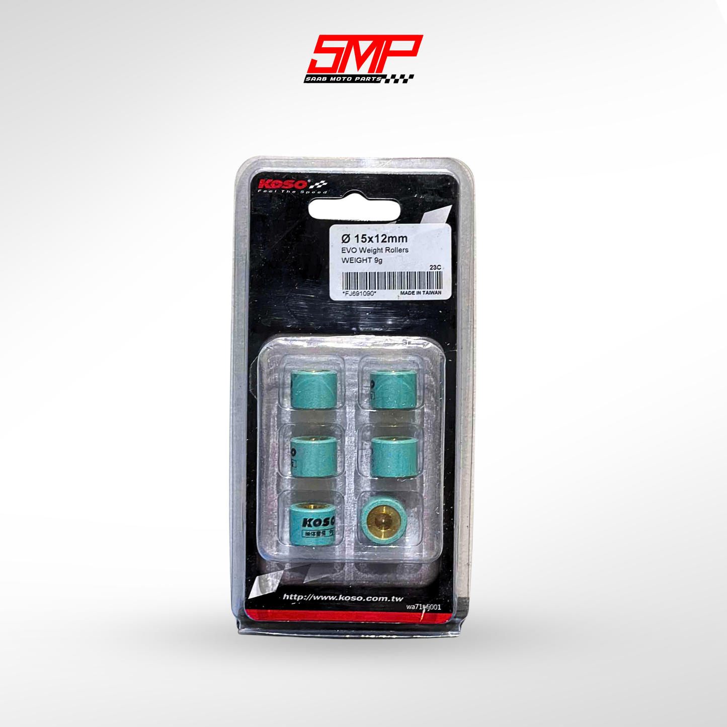 KOSO FLYBALL (15x12) 7g 8g 9g  for MIO SPORTY , SOULTY , AMORE (SOLD AS 6PCS SET)