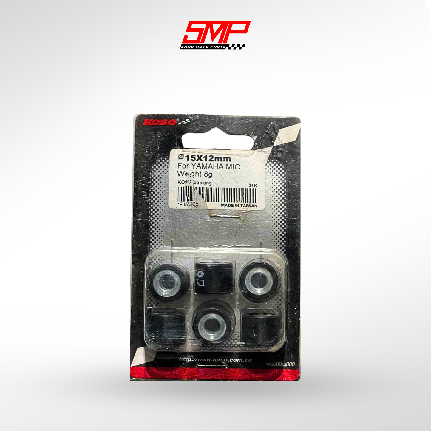 KOSO FLYBALL (15x12) 7g 8g 9g  for MIO SPORTY , SOULTY , AMORE (SOLD AS 6PCS SET)