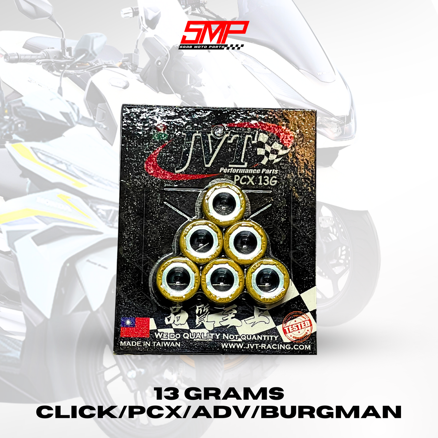 JVT flyball Pulley Ball (Nmax,Aerox,M3,Gravis,ADV,PCX,CLICK)
