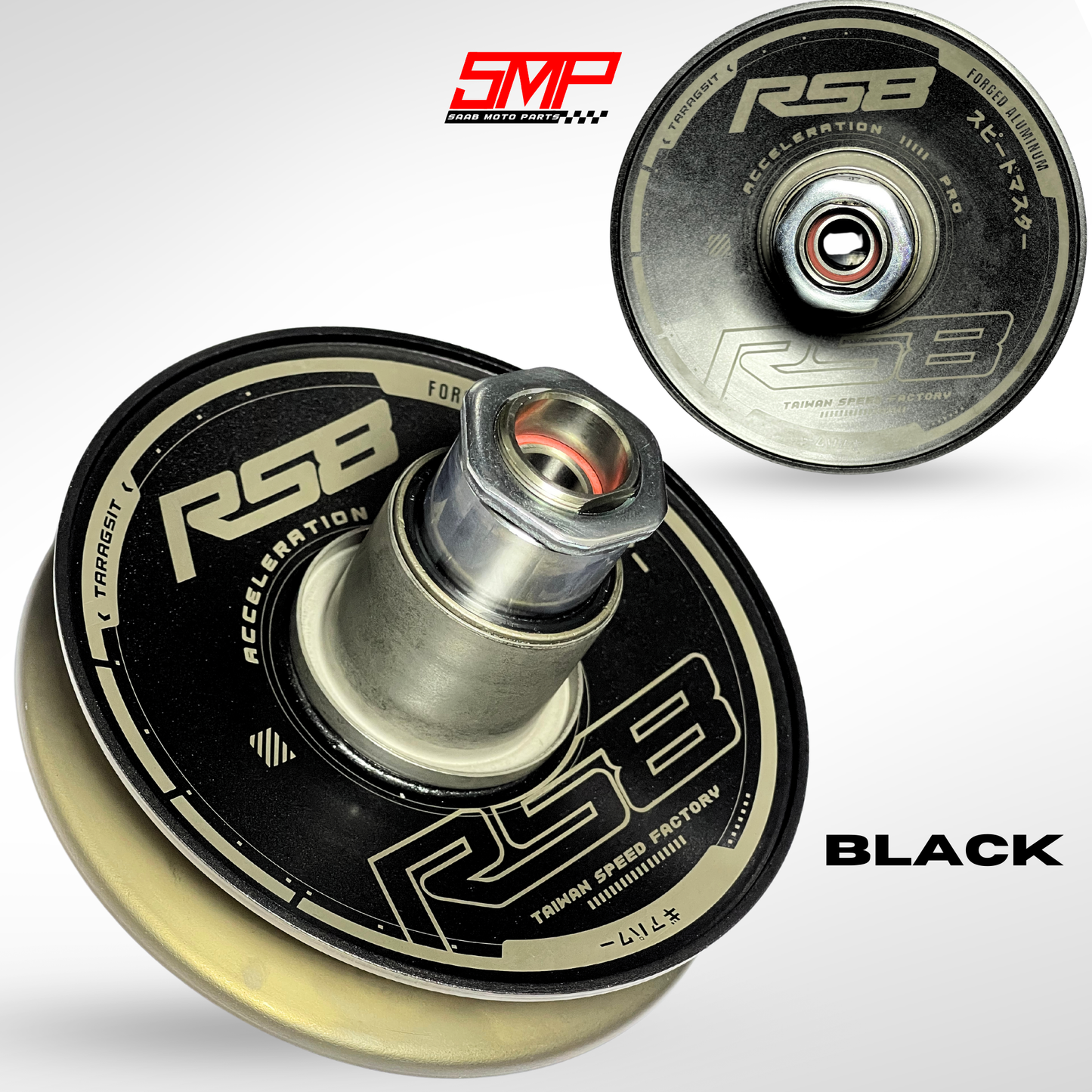RS8 TORQUE DRIVE ASSEMBLY AEROX NMAX (BLACK/RED)